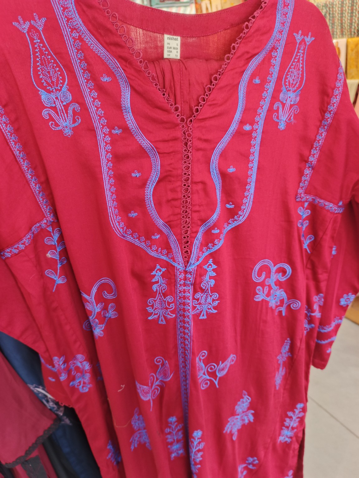 Ruby Blue Embellished 3-Piece Lawn Suit | W3 three-piece lawn suit