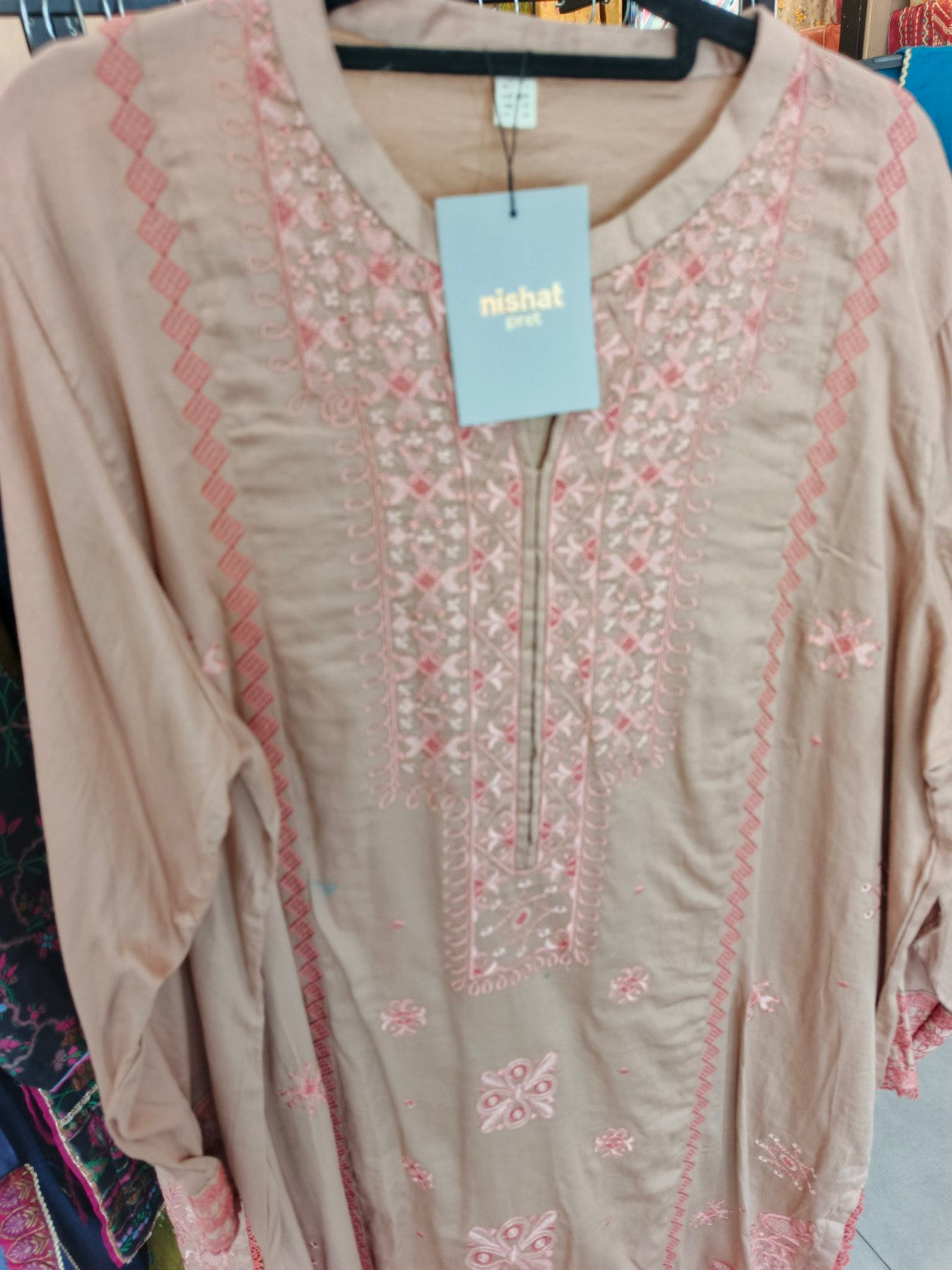 Sand Blush Elegance 3-Piece Lawn Suit | W3 three-piece lawn suit