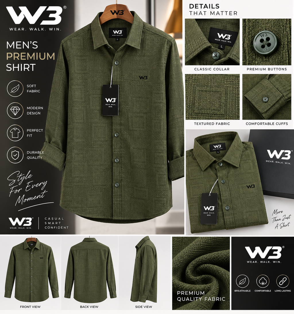 W3 Premium Casual T-Shirt