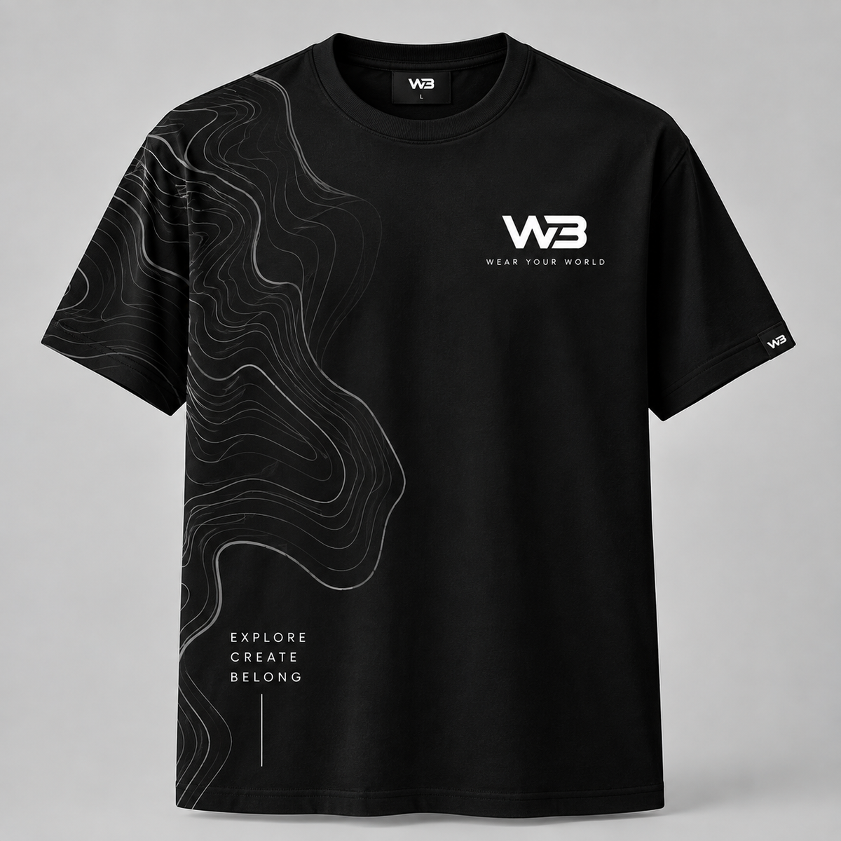 W3 Explore Create Belong Tee