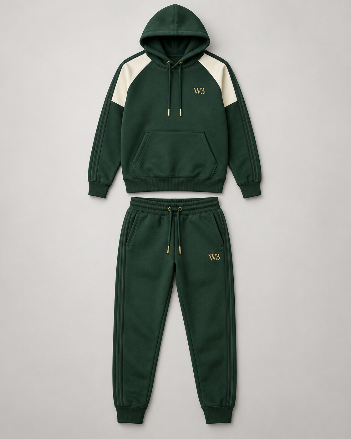 W3 Forest Crest Tracksuit — W3 premium unisex tracksuit