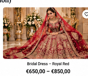 W3 Royal Red Bridal Dress – Wedding Elegance