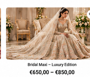 W3 Ivory Bridal Maxi – Luxury Edition