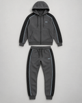 W3 Graphite Grid Tracksuit — W3 premium unisex tracksuit