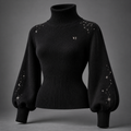 W3 Midnight Celestial High-Neck in Jet Black