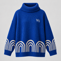 W3 Cobalt Arch Oversized High-Neck in Cobalt Blue