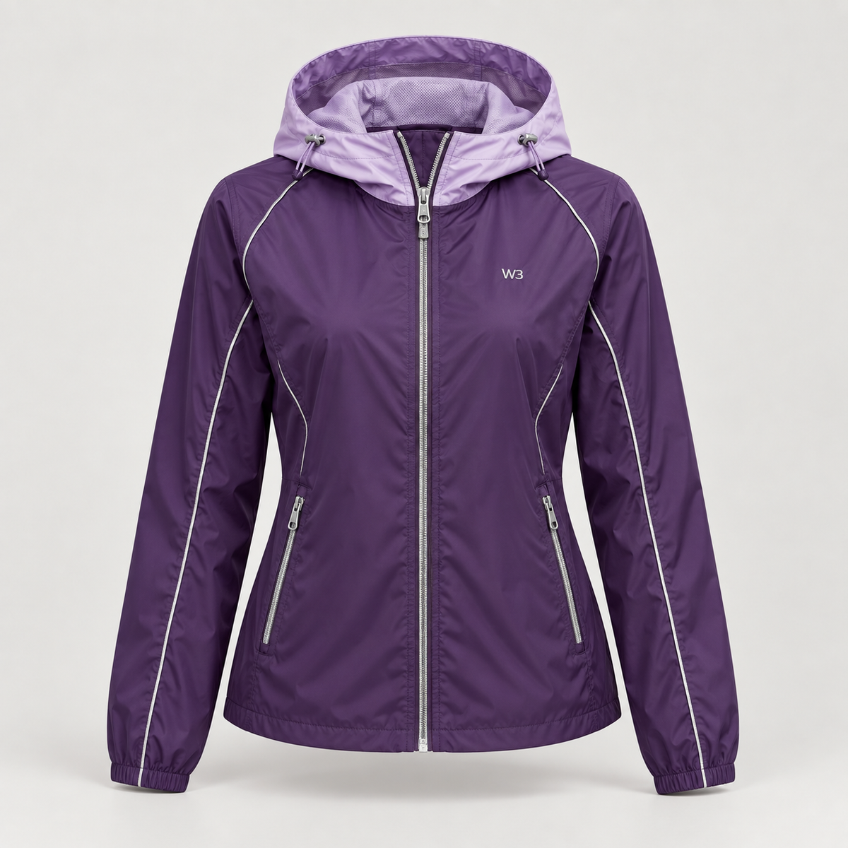 W3 Ink Violet Windbreaker