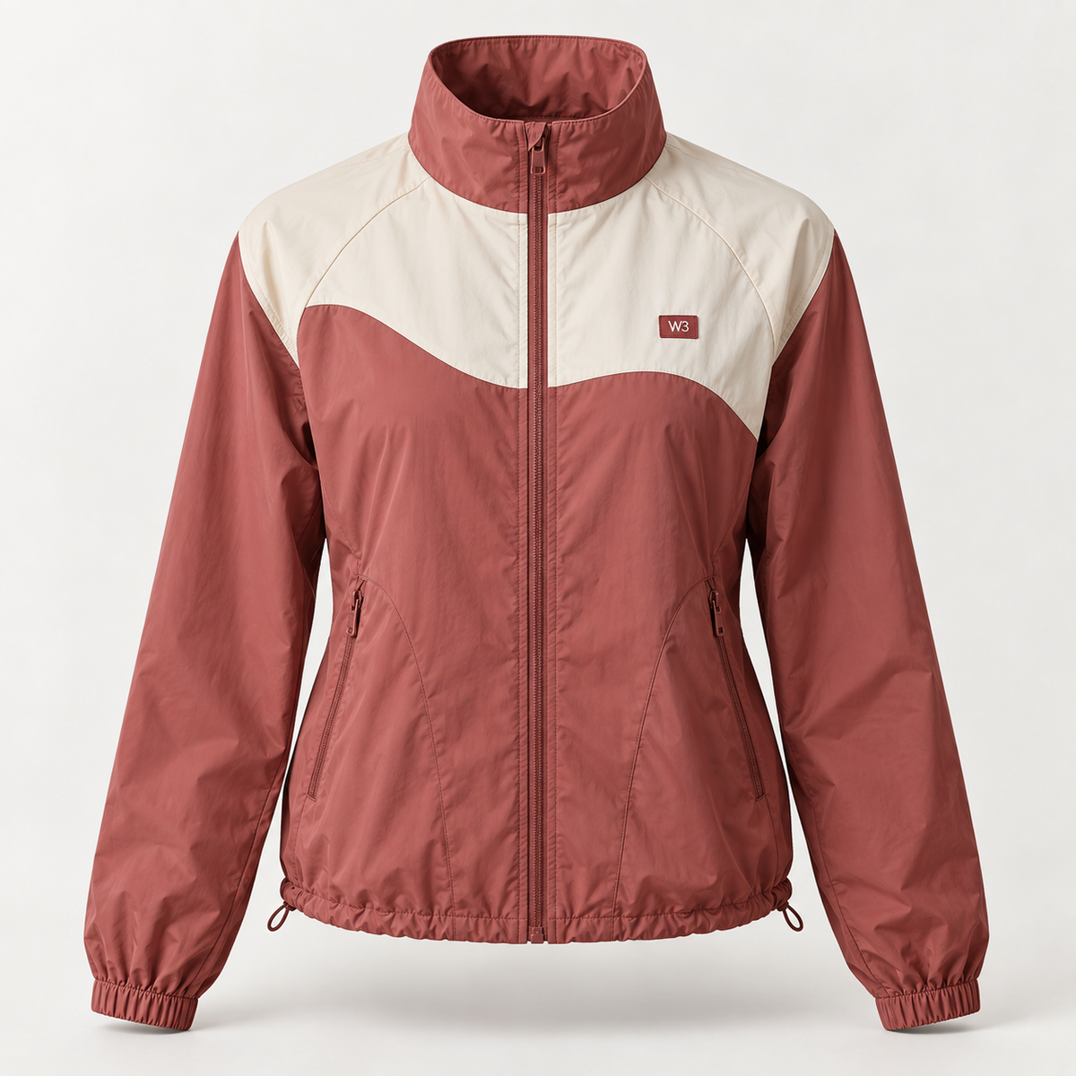W3 Rosewood Arc ladies windbreaker