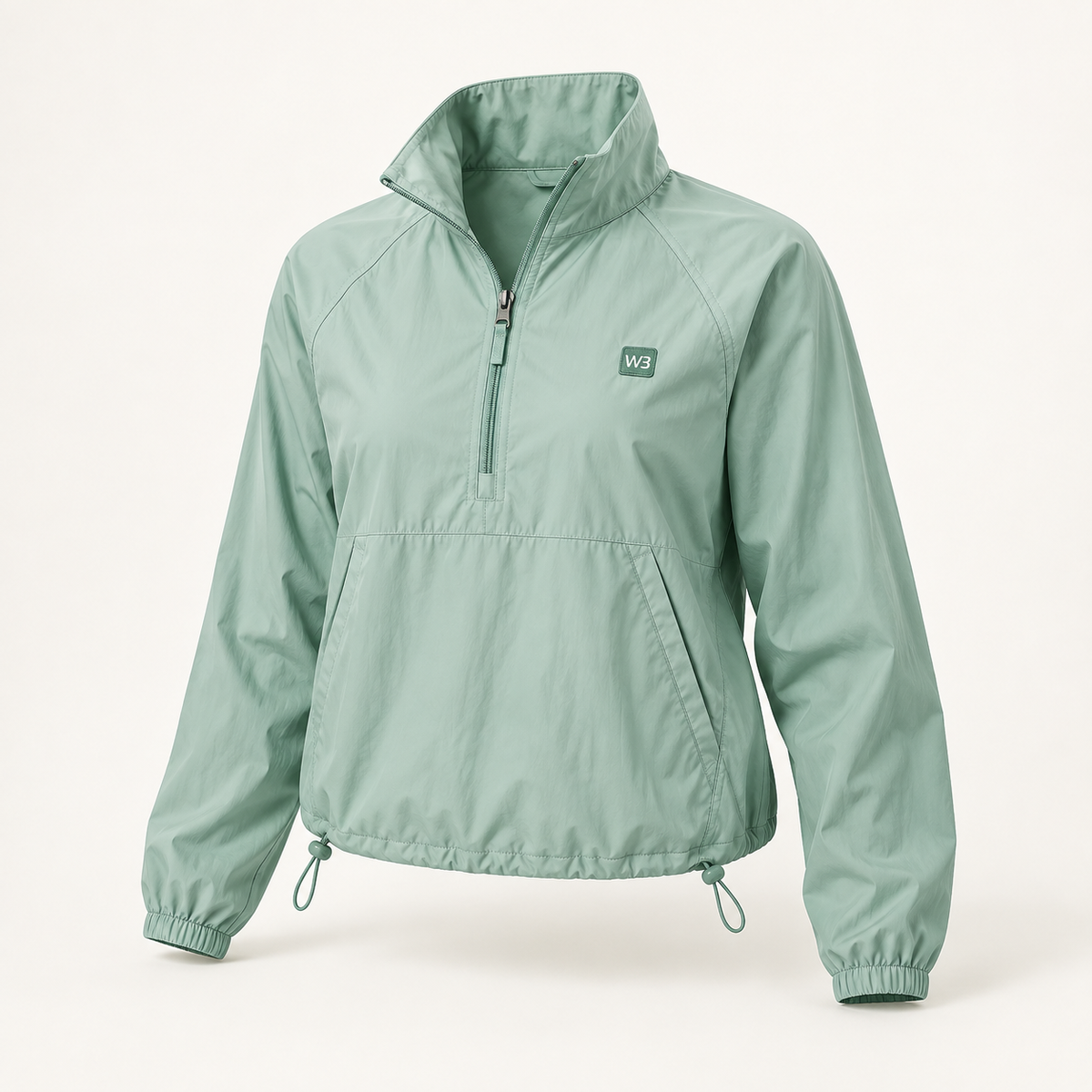 W3 Ice Block Windbreaker with W3 logo