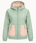 W3 Mint Peach Pocket Windbreaker