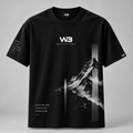W3 Discipline Mountain Black Tee