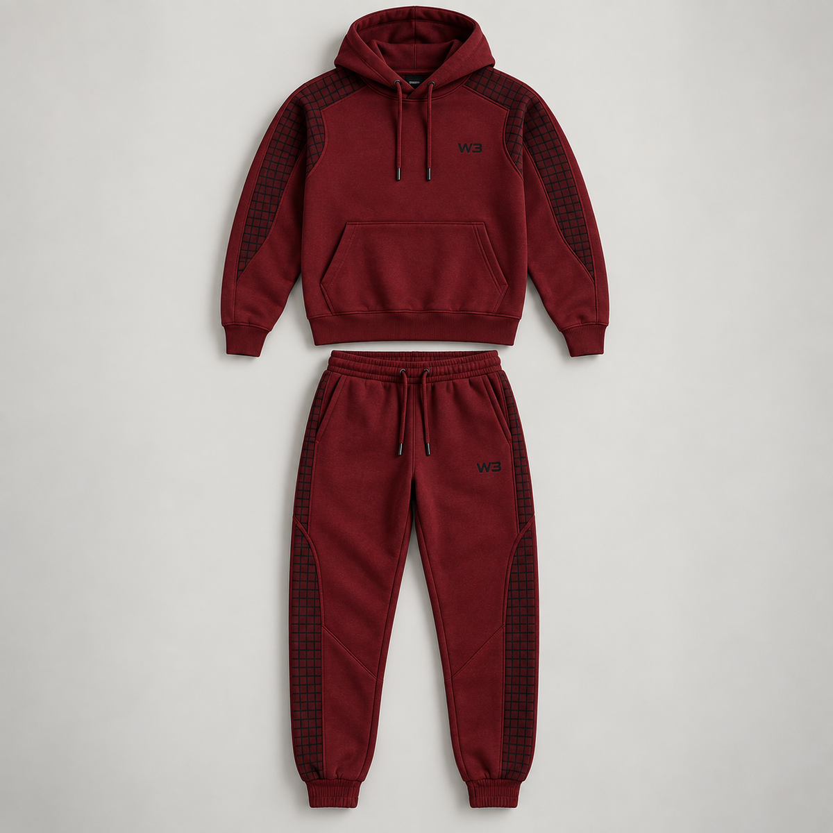W3 Cherry Grid Tracksuit product image