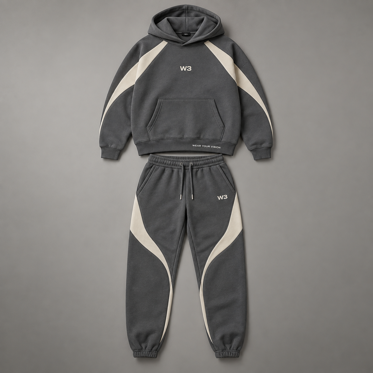 W3 Slate Arc Premium Tracksuit