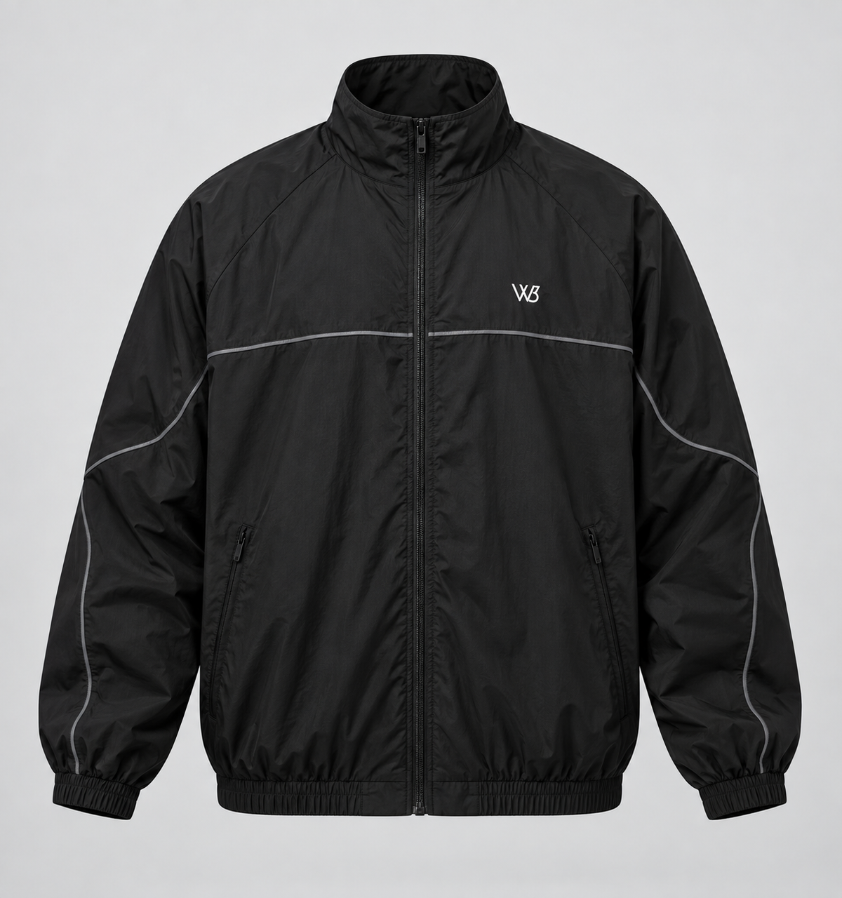 W3 Obsidian Reflective Shell Windbreaker product image