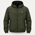 W3 Olive Terrain Shell Windbreaker product image
