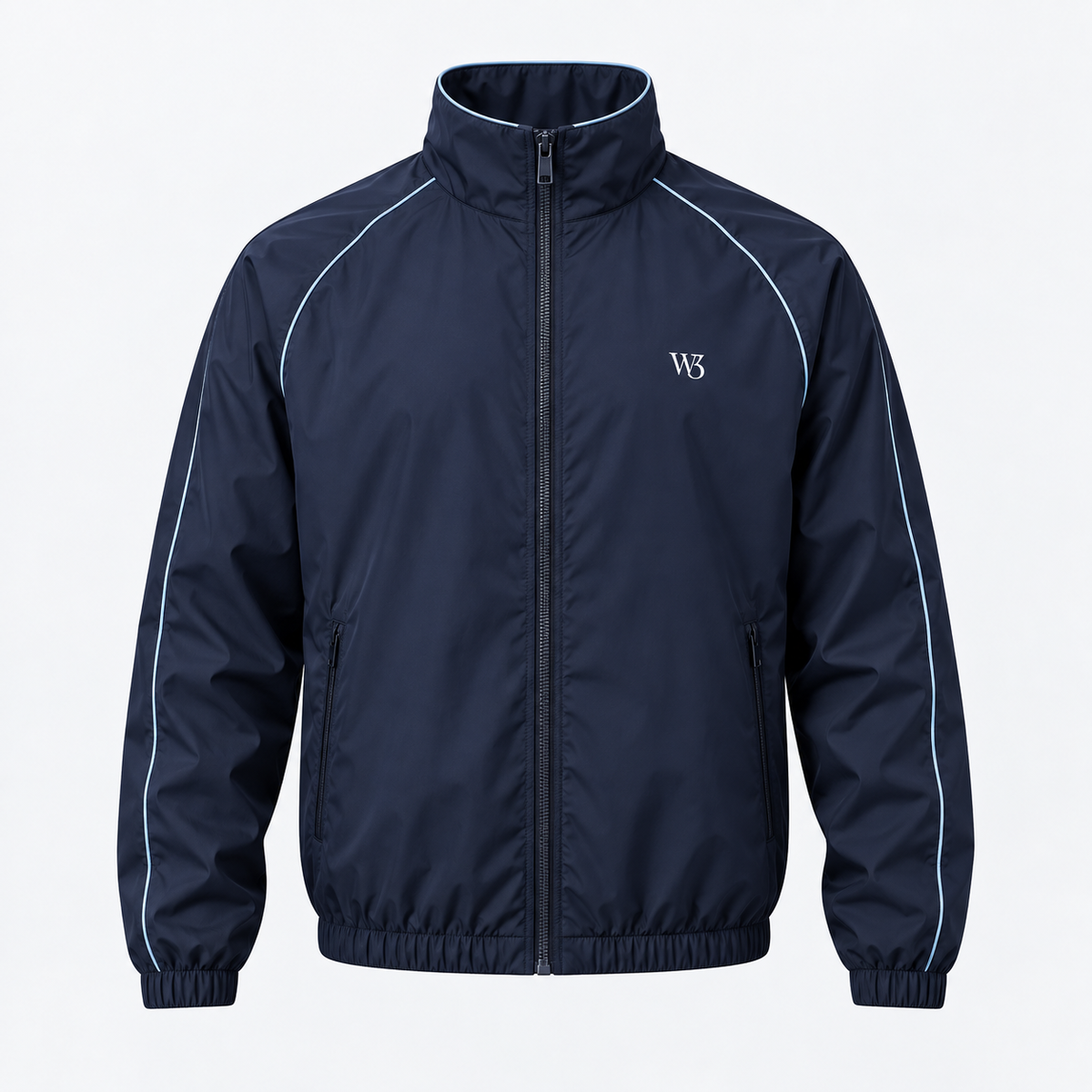 W3 Midnight Blue Shell Windbreaker product image