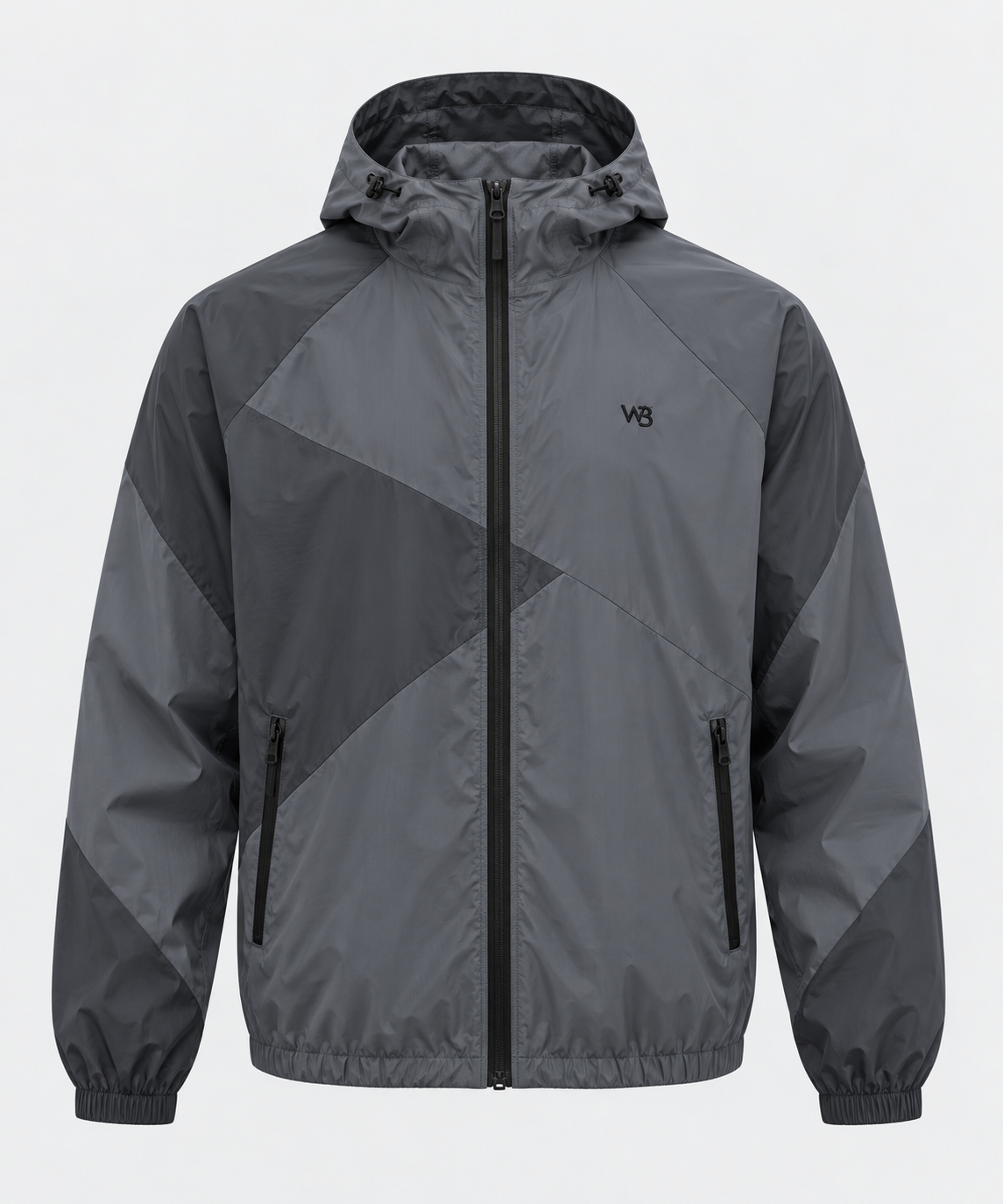 W3 Slate Vector Shell Windbreaker product image