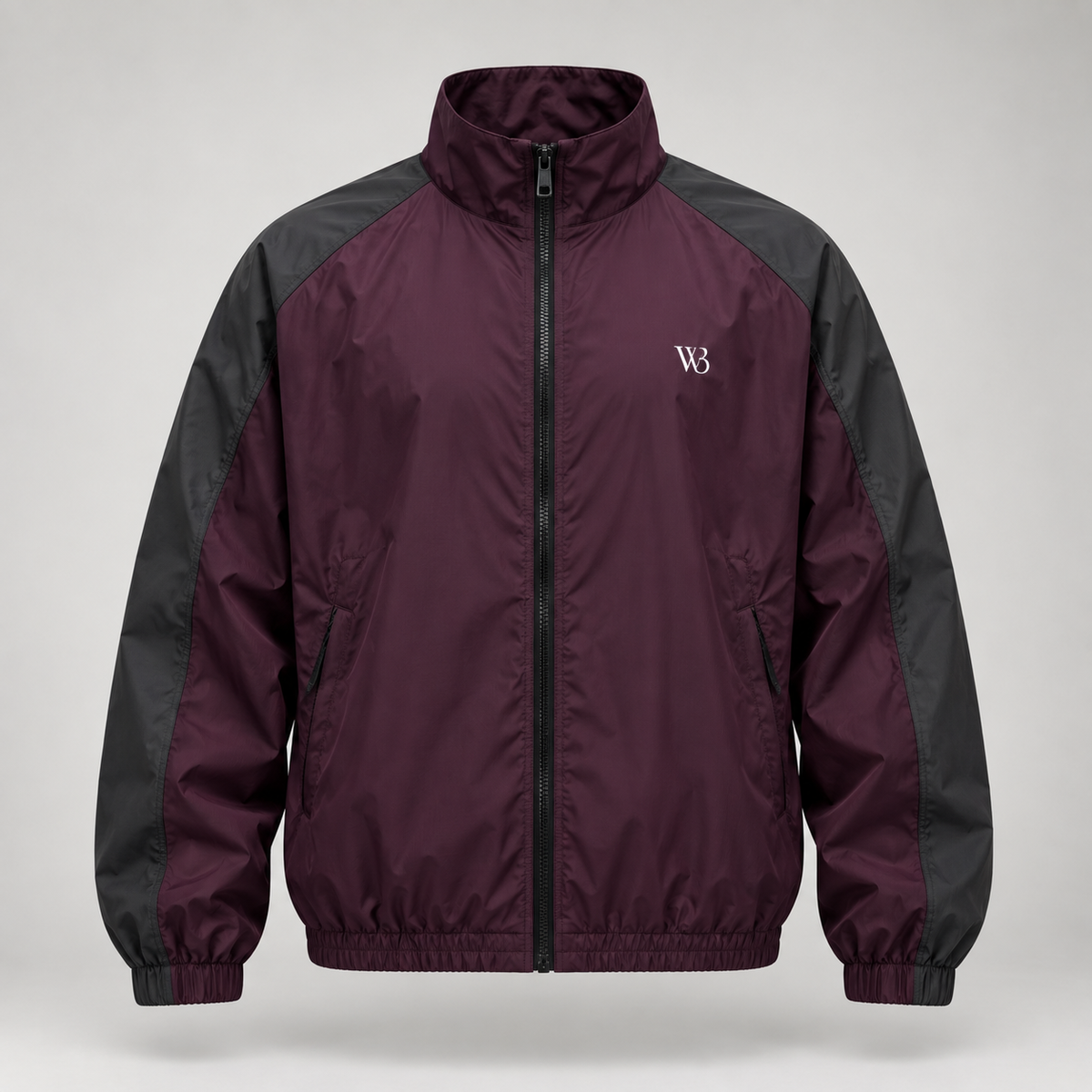 W3 Plum Eclipse Shell Windbreaker product image