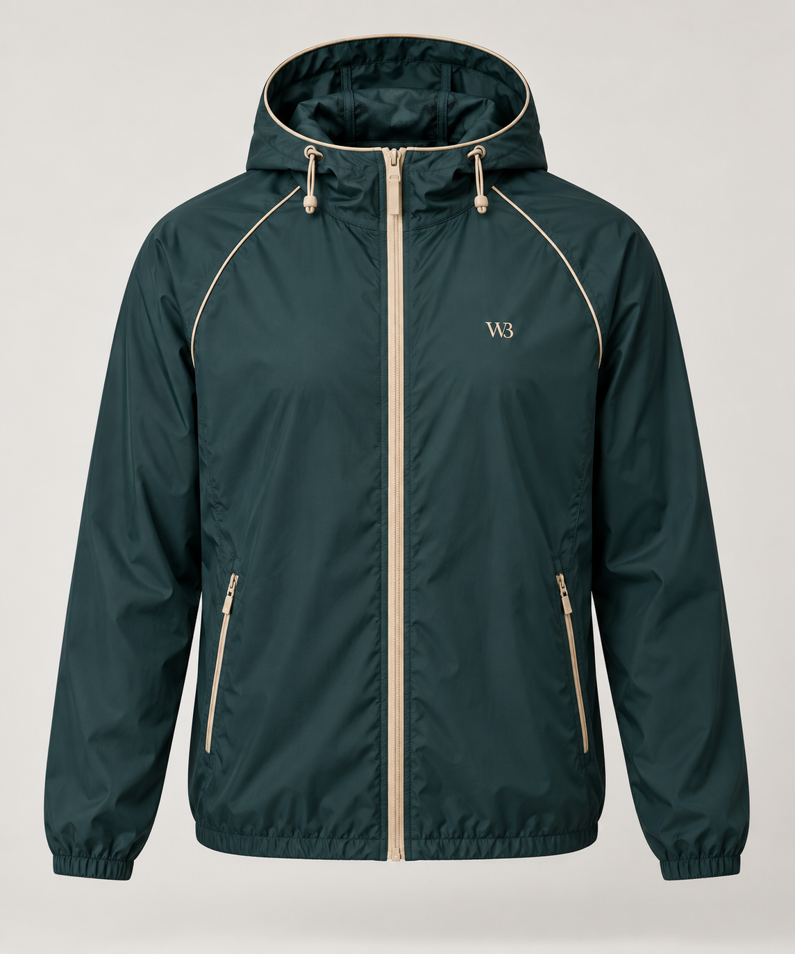 W3 Teal Coast Shell Windbreaker product image