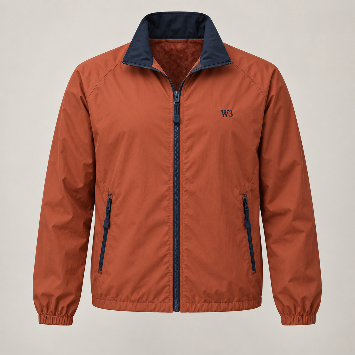W3 Terracotta Field Shell Windbreaker product image