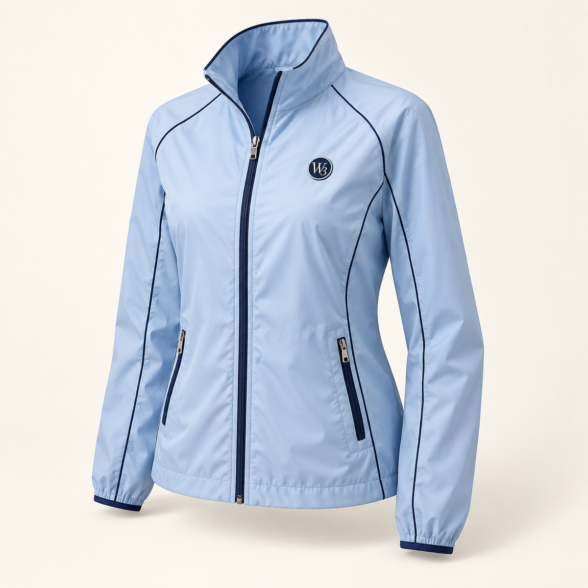 W3 Blush Pink Packable Windbreaker product image
