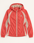 W3 Coral lightweight windbreaker jacket for women