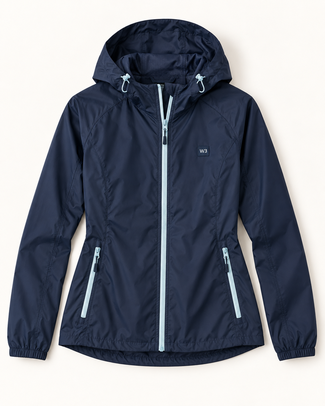 W3 Midnight lightweight windbreaker jacket for women