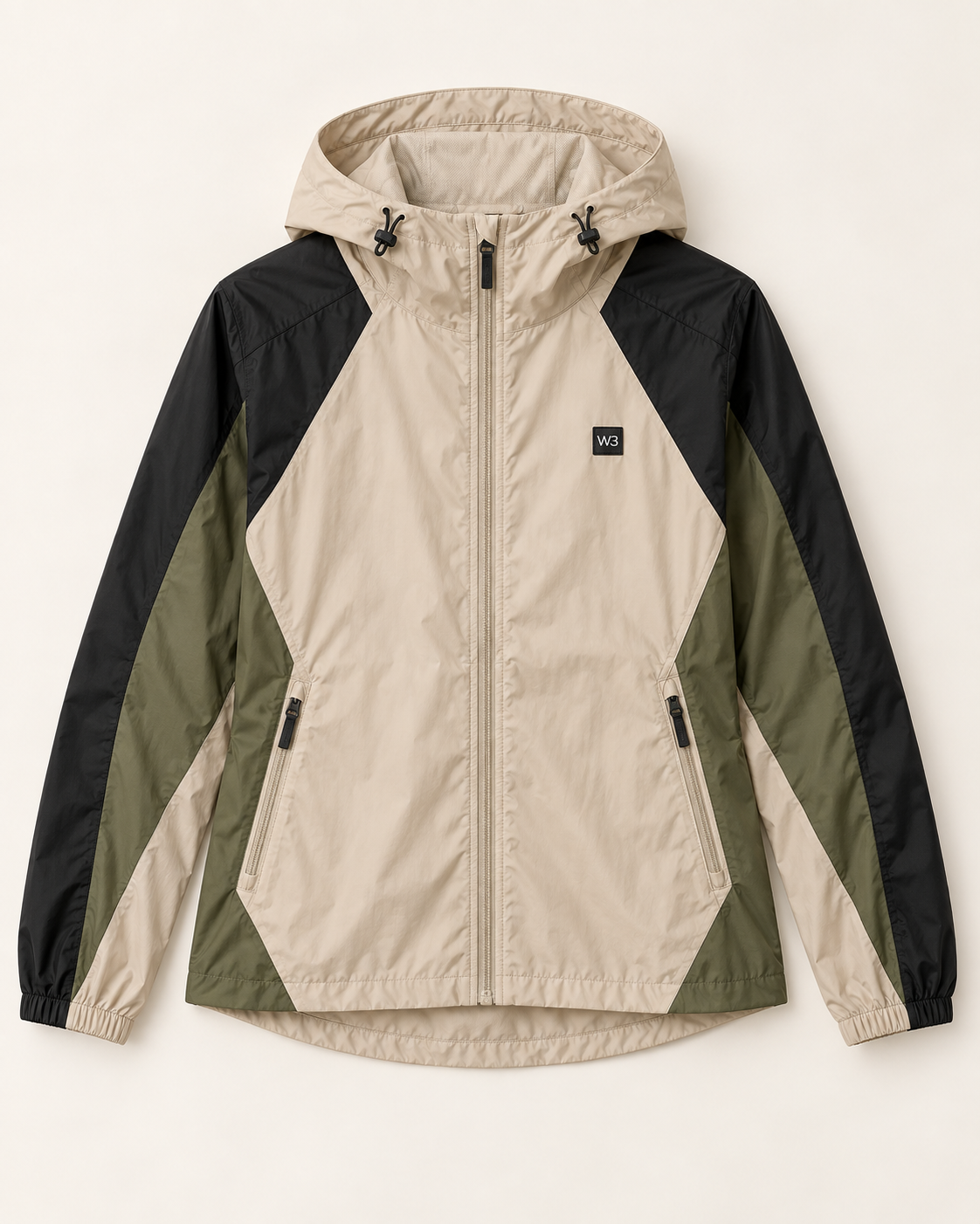 W3 Stone lightweight windbreaker jacket for women